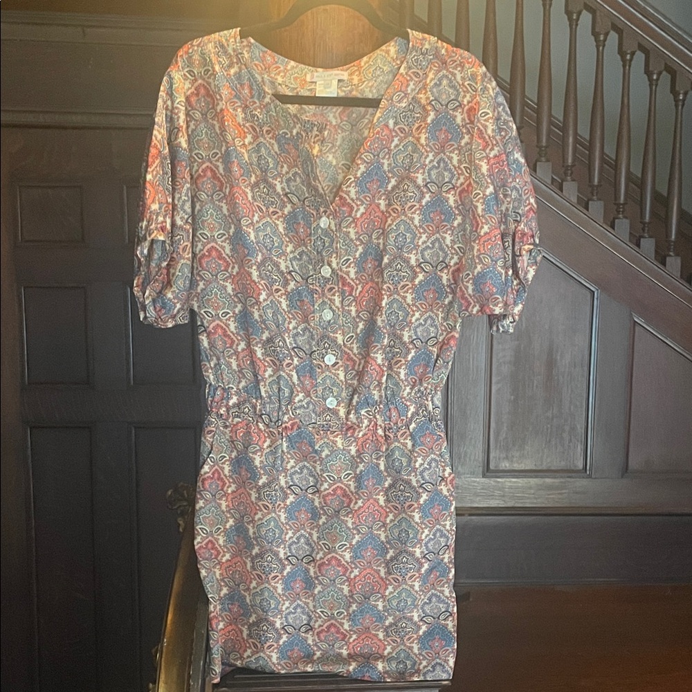 Floral Button-Down Dress